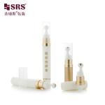 A0035 Travel Size Cute Round PP PCR Recycled Material Airless Roll On Gel Bottle