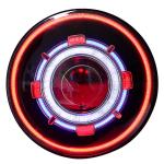 7 Inch Round LED Demon Eye Halo Headlights For Jeep Wrangler