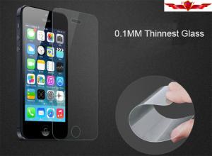 China Thinnest 0.1MM 9H US German Schott Tempered Glass Screen Protector For Iphone 5/5C/5S wholesale