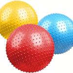 Soft Tactile Sensory Balls for Toddlers - Inflatable Knobby Bouncy Massage Balls