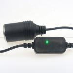 High Quality 12W 5V USB to 12V Converter Cigarette Plug Lighter Socket Cable