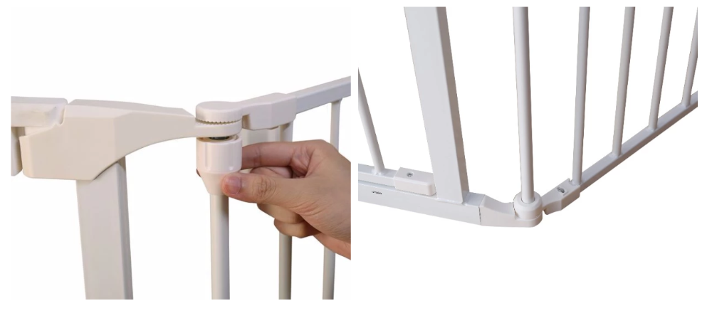 White Dog Pen Fence Panels
