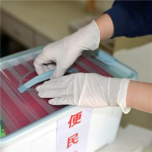 China Waterproof Medical Latex Gloves , Latex Examination Gloves Chemical Resistant wholesale