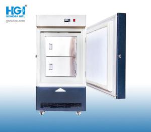 China Vertical 80L Small Ultra Low Temperature Lab Freezer 60Hz 150W Low Noise wholesale