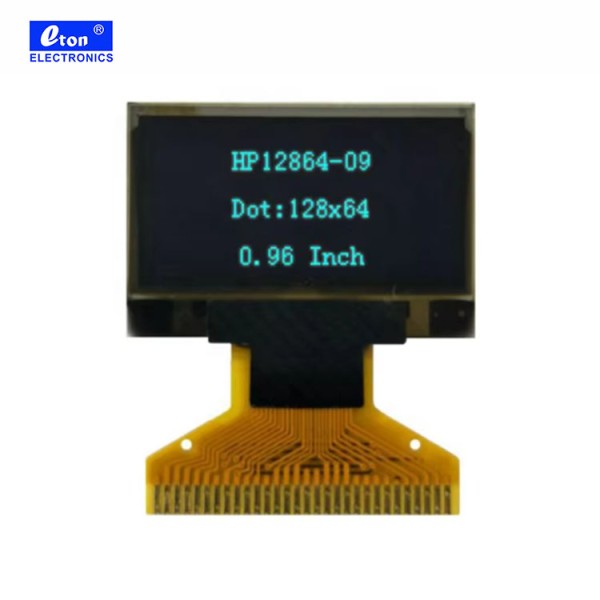 0.96 Inch Sh1107 OLED E-Paper Display Module with 128x64 Resolution Mini 12864 I2C OLED Screen High Resolution OLED I2C Display