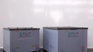 China Customizable hdpe quality manufacturer supplier foldable storage collapsible pallet plastic pallet box for auto parts wholesale