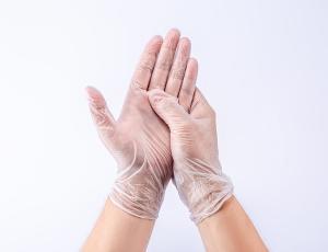 China S M L XL Powder Free Disposable Vinyl Gloves Medical Examination Non Sterile wholesale