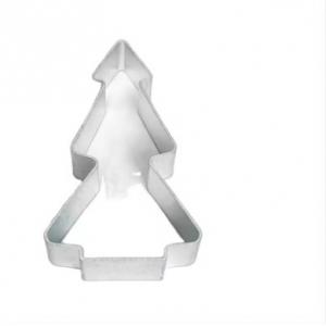 China Stainless Christmas Cookie Cutter Three Dimensional Christmas Tree Cake Mold on sale