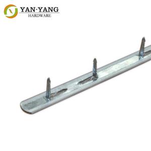 China best factory price durable sofa iron metal tack strip with PVC cover wholesale