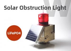 China Medium Intensity ICAO Type B Obstruction Light IP67 Solar Powered Aviation Light on sale