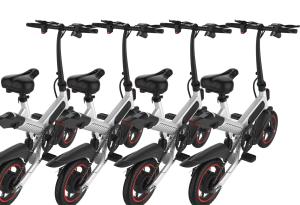 China High Performance Electric Mini Bike , Intelligent Leisure Foldable Electric Bicycle wholesale