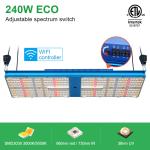 80x80 Grow Tent SMD3030 240w Indoor LED Plant Light UV IR RED