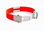 Men Custom Silicone Bracelets Logo Customized With Both Teeth Buckle