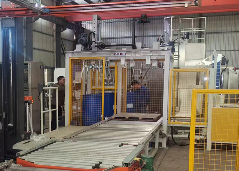 Fully Automatic 200L Drum Palletizer
