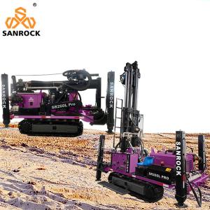 China 260m Deep Water Well Drilling Rig Rotary Borehole Hydraulic Water Well Drilling Rig Machine wholesale