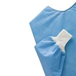 Non Sterile 10 Pcs / PE Bag Disposable Isolation Gowns