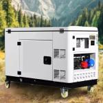 Dual Cylinder 5kw To 18kw Silent Diesel Generator Set Air Cooled 230V
