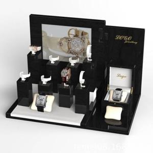 China Premium Black Jewelry Display Stands Sets / Watch Holder Stand OEM / ODM Available wholesale