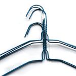 Dry Clean Anti Slip Steel 16 Inches Wire Suit Hangers