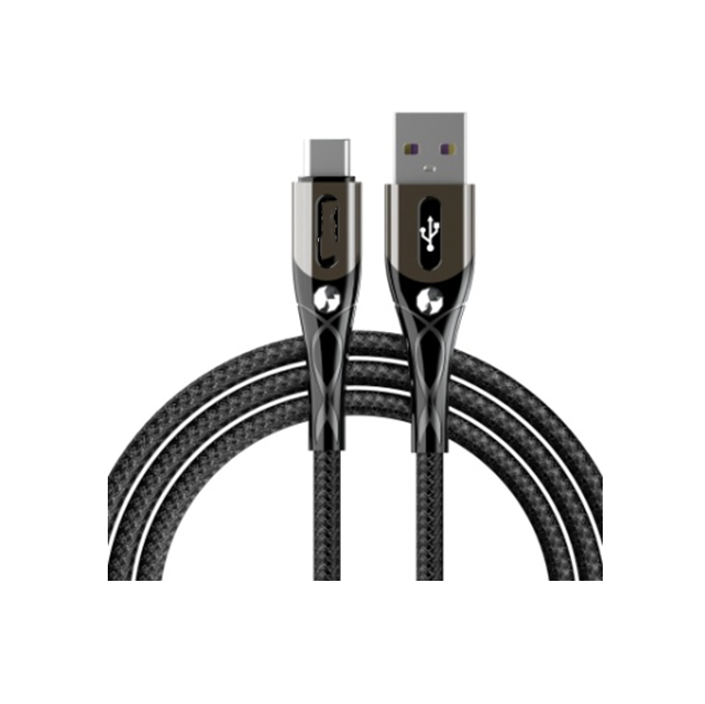 1M 24-Strand Braided Nylon Fast Charge Cable Micro / Lightning / Type-C