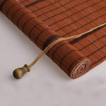 Natural Bamboo Raw Material French Windows Bamboo Roller Blinds Sun Proof