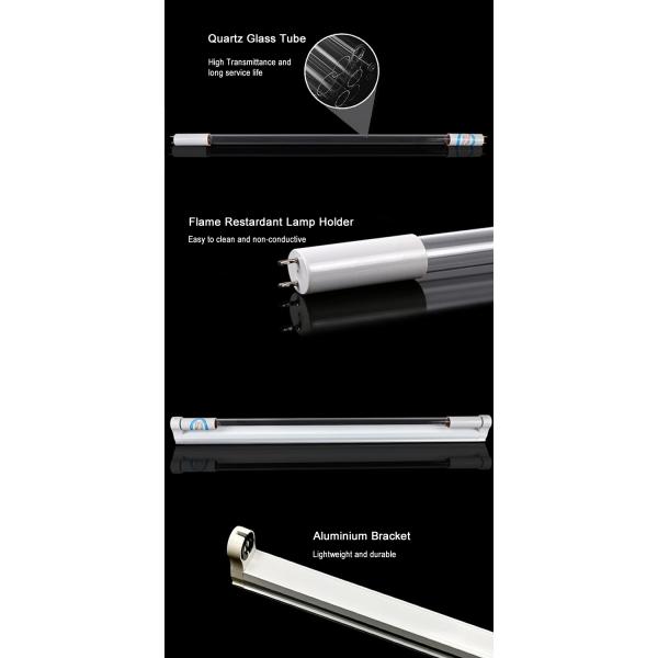 Household Aluminium Bracket 40W UVC Light Bulb