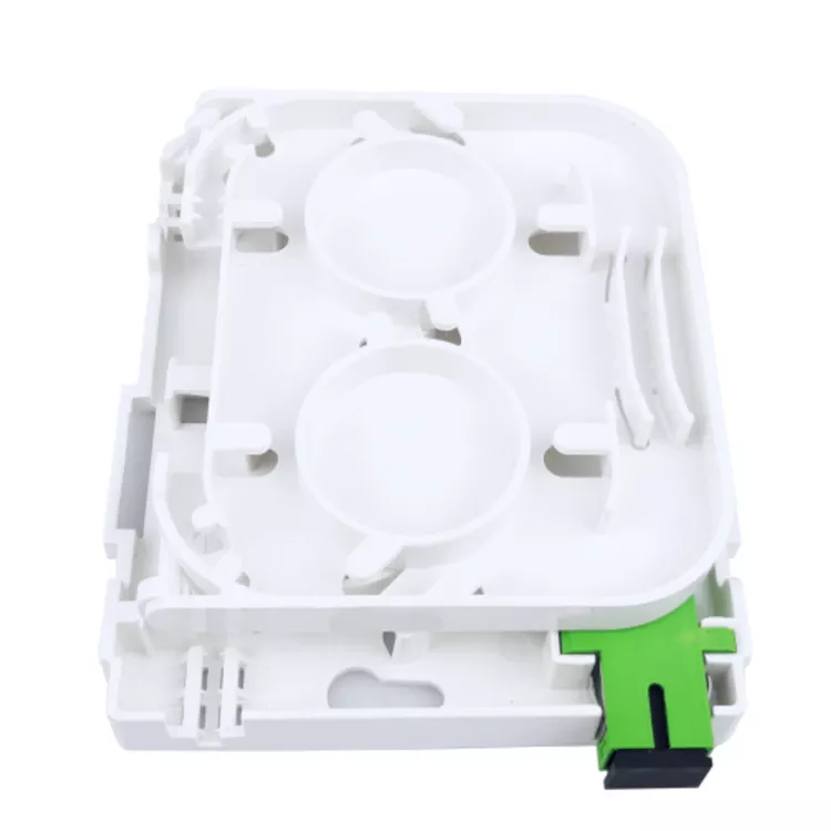 FTTH Network Indoor Fiber Optic Faceplate Socket Panel with 1 Core SC Connector Type