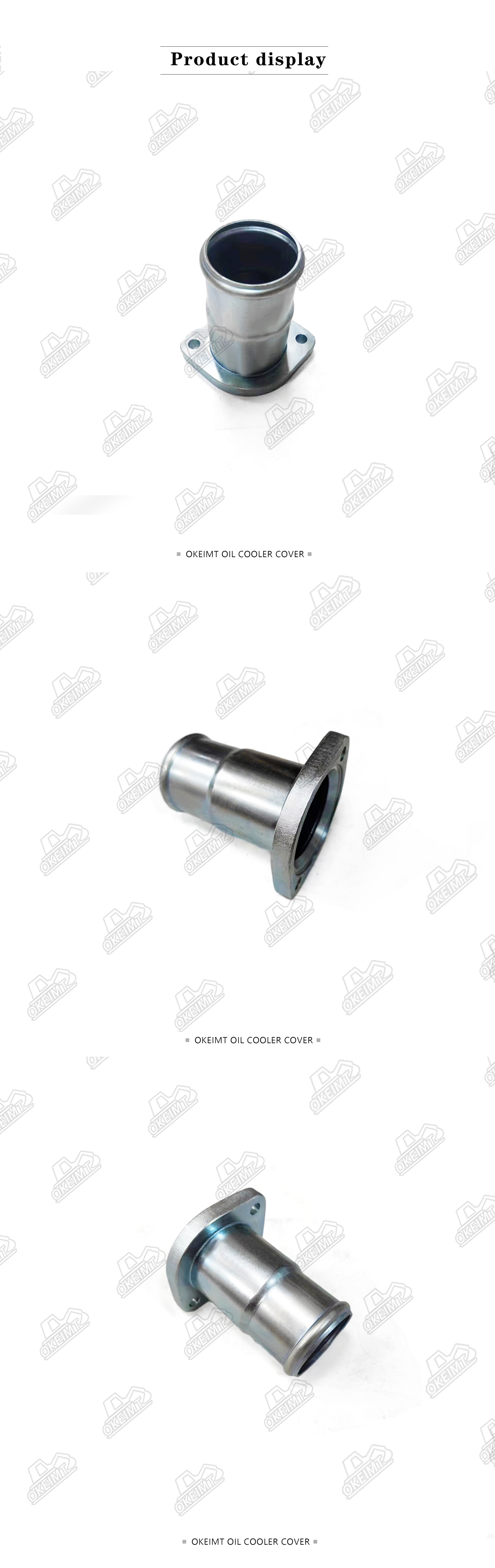 Cummins Engine Part Water Outlet Connection 3944429 For Cummins 6c8.3 Engine 114mm