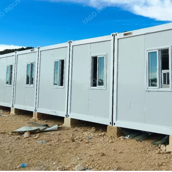 Recyclable Modular Shipping Flat Pack Container House Accommodation Steel Buildings