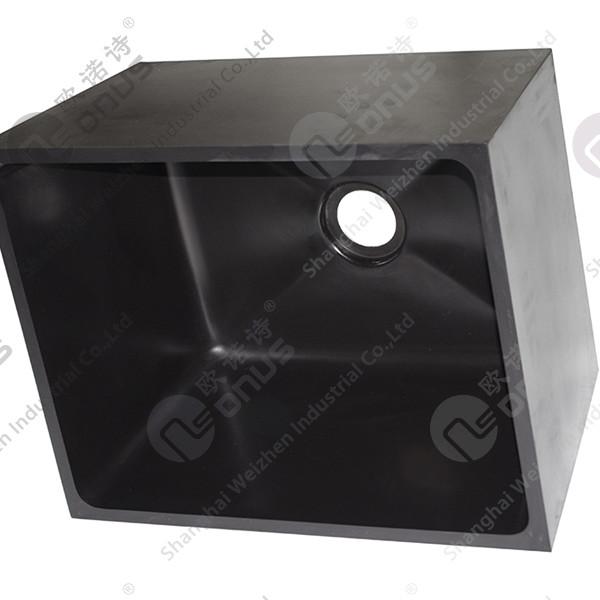 Resist Strong Alkalies And Acid Sink Outlets & Accessories Epoxy Resin Black