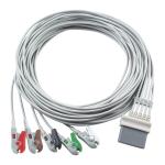 Schiller ECG Cables and Leadwires 7pin Connector ECG Cable 5 Lead IEC snap