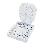 4 Core ABS Fiber Optic Termination Box White For Residential And Commercial