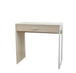 Metal Side Desktop Computer Desk , Wooden Office Computer Table Large Storage