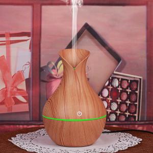 China 130ML Wood Grain Ultrasonic Vase Portable Mini USB Humidifier for Moisture Management wholesale