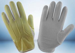 China Ladies Cycling Cotton Work Gloves Interlock Finger Design 23 - 27g Per Pair wholesale