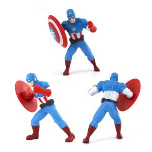 China Mini Figures Hero Toys 3D Print PVC Vinyl Toy Customized Logos wholesale