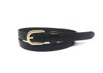 ODM 18mm Width Embossed Pattern Womens Skinny Belts For Jeans