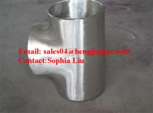 China stainless steel 304 equal tee wholesale