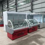 Supermarket restaurant deli display case Meat Chiller Self-service fresh food