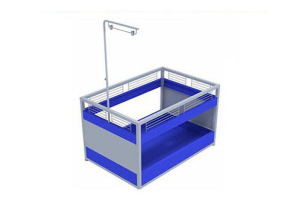 Plastic Easy Assembly Promotional Display Counter 800 * 500 * 1000mm For