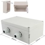 Electrical Cable Distribution Junction Box 200*120*75mm Waterproof with Din Rail