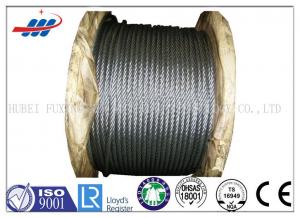 High Tensile Flexible Galvanized Steel Wire Rope With 6-48mm Wire Gauge