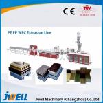 PE WPC products for outside decoration high output stable extrusion pressure