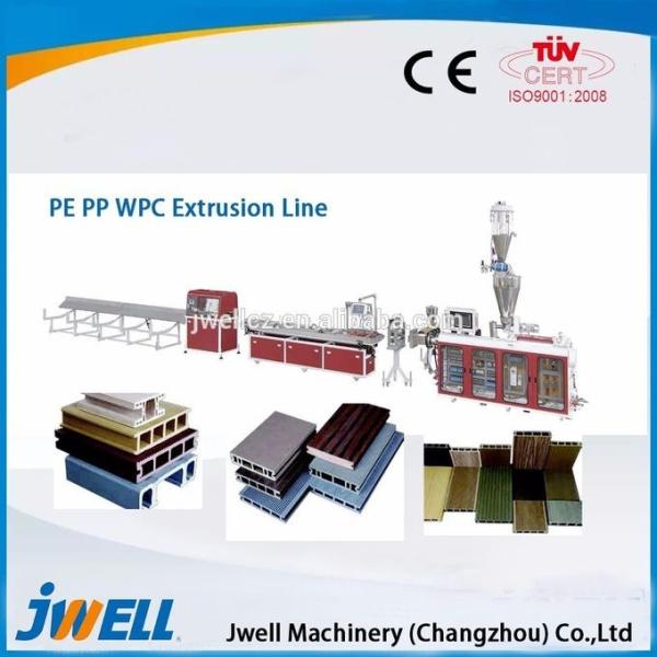 PE WPC products for outside decoration high output stable extrusion pressure