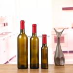 Customized 500ml/750ml/1500ml Bordeaux Burgundy Hock Green Clear Glass Bottle
