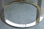stone top polished stainless steel metal side table/End table/coffee table/C