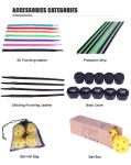 Aramid Fiber Portable Pickleball Net OEM Pickleball Paddles And Net
