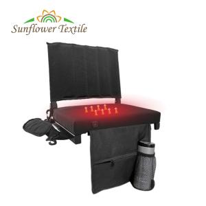China 43*35*43cm Wholesale Outdoor Waterproof Heated Football Spectator Bleachers Stadium Chair wholesale