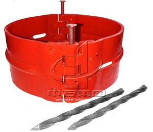 China Solid Body Centralizer Set Screw Type Hinged Installation One Year Warranty on sale