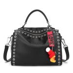 PU Pandora Bag Faux Leather Handbags with Rivets Fashion Wholesale Shoulder Bags